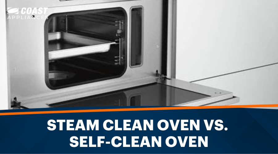Frigidaire gallery air fryer range steam clean vs. self clean 