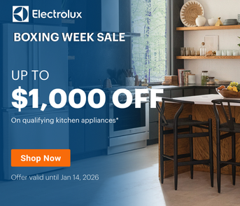 Electrolux Kitchen Boxing Week BMSM Dec 11, 2025- Jan 14, 2026
