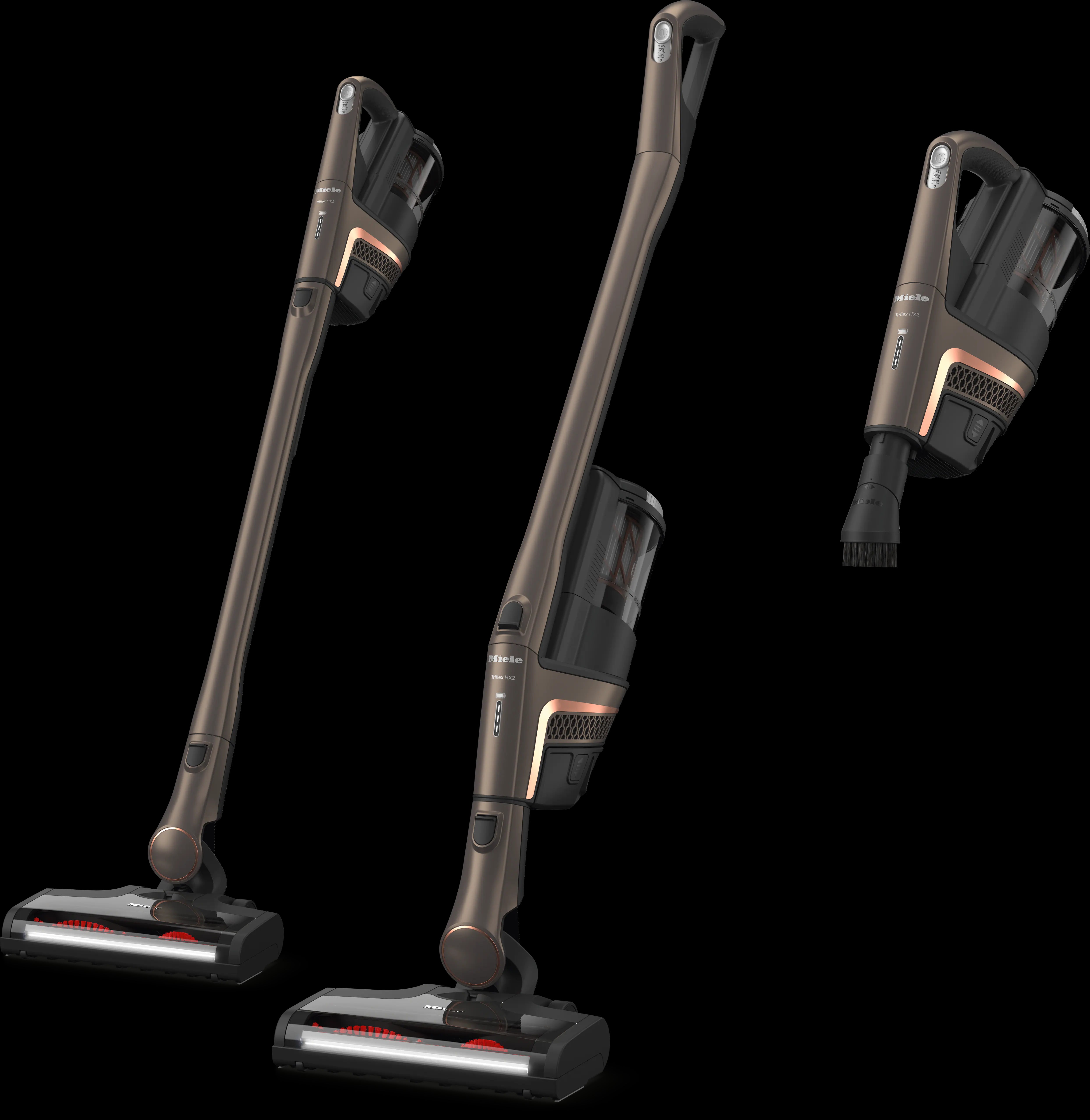 Miele - Triflex HX2 Pro Cordless Stick Vacuum Cleaner in Infinity Grey Pearl Finish with Rose Gold Accents - 41OML031USA