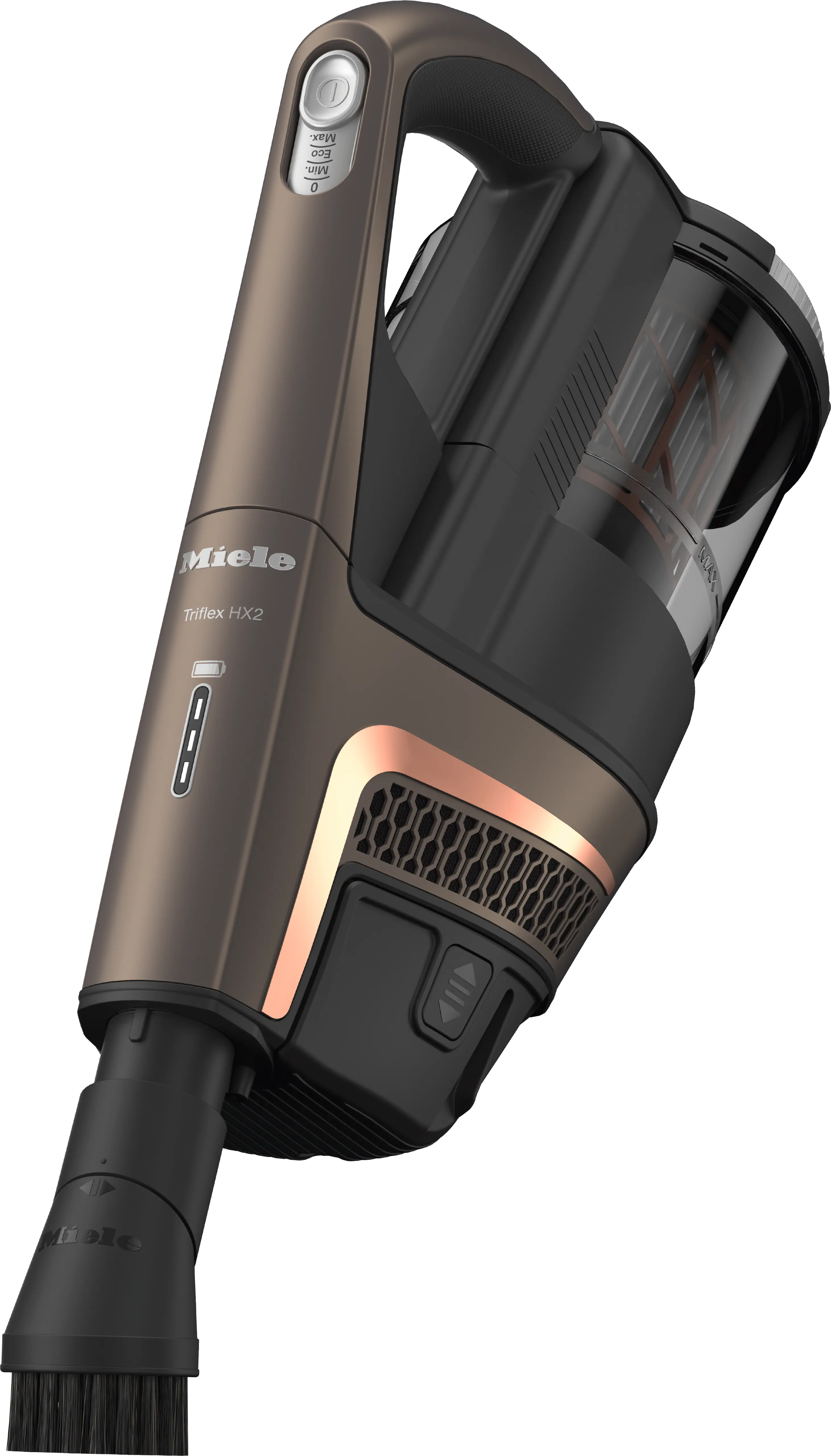 Miele - Triflex HX2 Pro Cordless Stick Vacuum Cleaner in Infinity Grey Pearl Finish with Rose Gold Accents - 41OML031USA