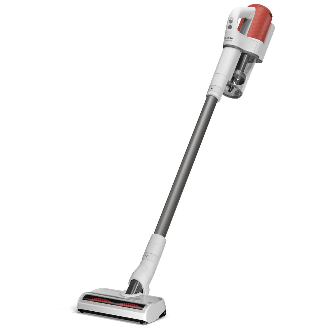 Miele - Duoflex HX1 Cordless Stick Vacuum Cleaner in Brilliant White / Terra Red - 41QLL030USA