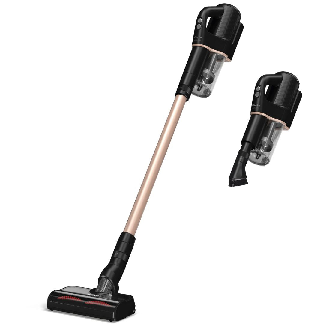 Miele - Duoflex HX1 TotalCare Cordless Stick Vacuum Cleaner in Obsidian Black / Rose Gold - 41QLL036USA