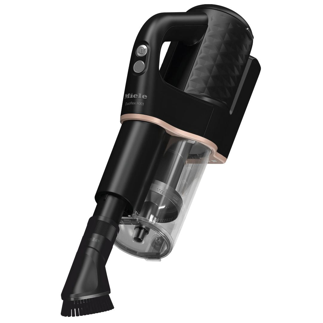 Miele - Duoflex HX1 TotalCare Cordless Stick Vacuum Cleaner in Obsidian Black / Rose Gold - 41QLL036USA