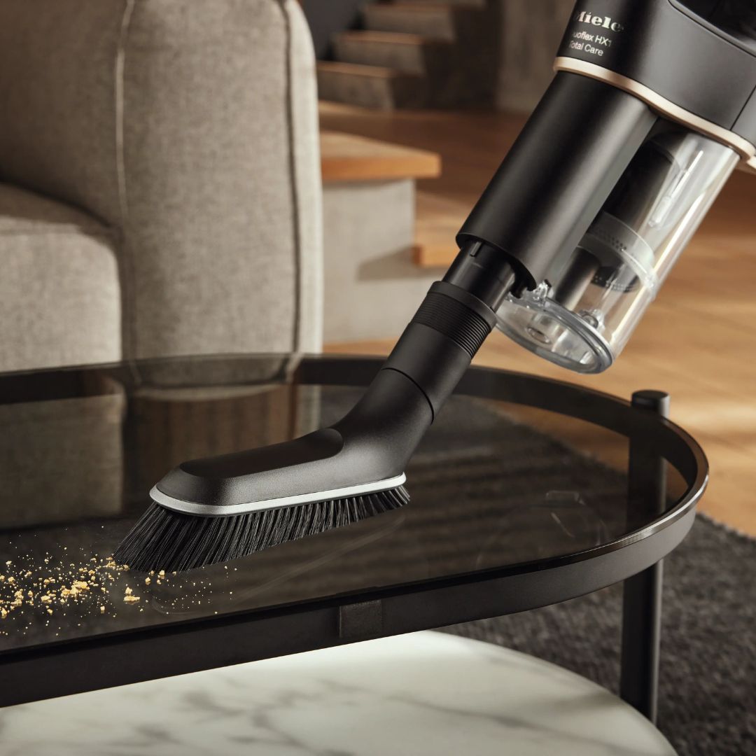 Miele - Duoflex HX1 TotalCare Cordless Stick Vacuum Cleaner in Obsidian Black / Rose Gold - 41QLL036USA