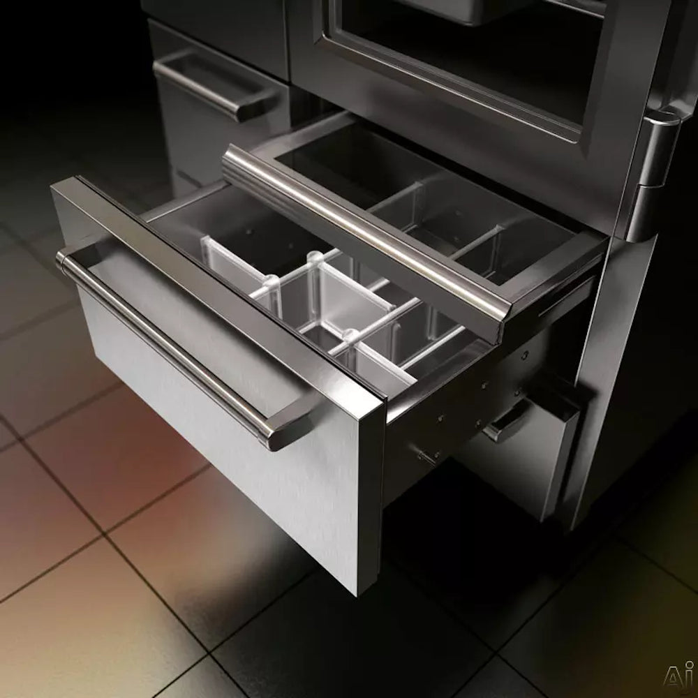 Sub Zero - 48 Inch 18.4 cu. ft Side by Side Refrigerator in Stainless - 648PROG