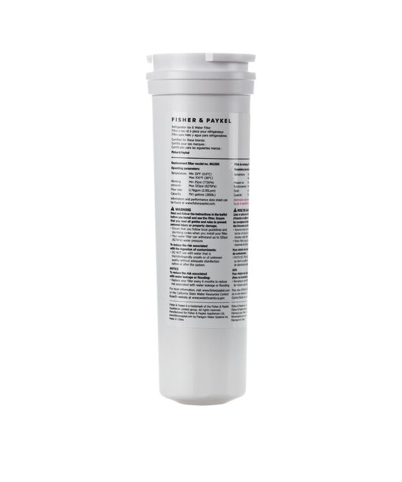 Fisher & Paykel - Refrigerator Water Filter in White - 862285
