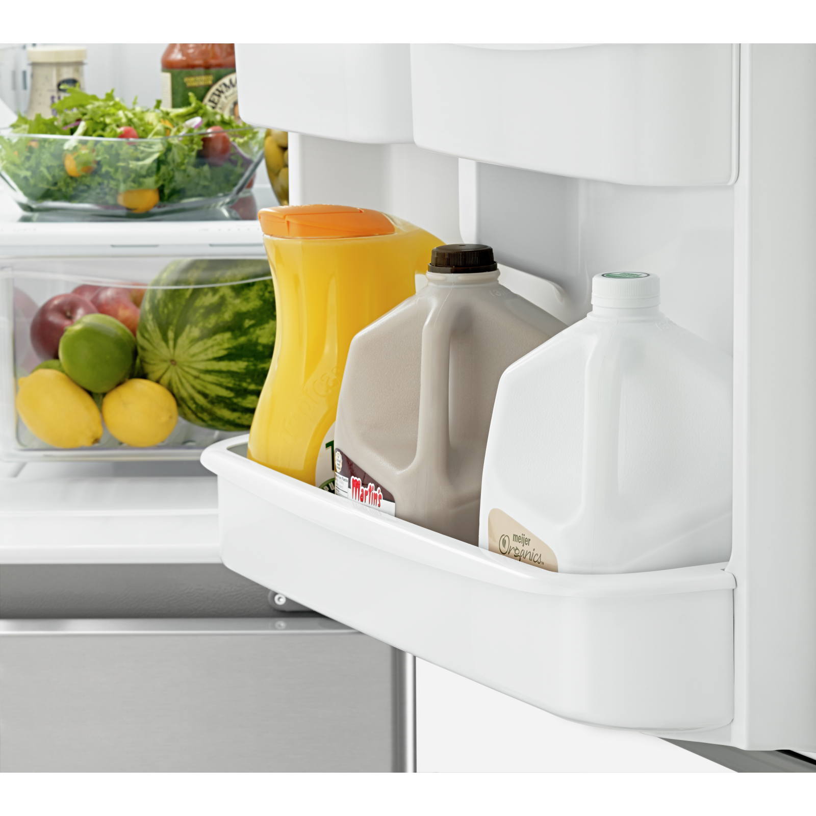 Amana - 29.6 Inch 18 cu. ft Bottom Mount Refrigerator in Stainless - ABB1924BRM