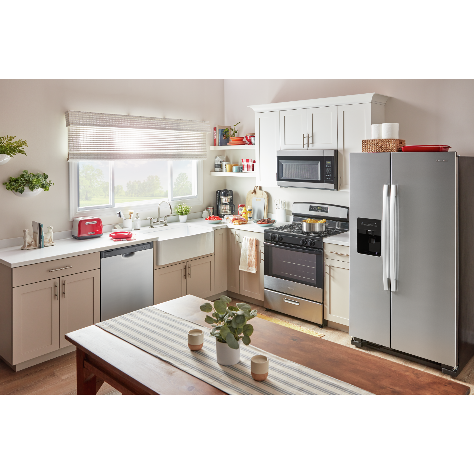 Amana - 59 dBA Built In Dishwasher in Stainless - ADB1400AMS