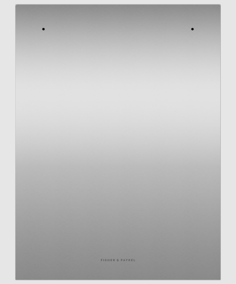 Fisher & Paykel - Door Panel Dishwasher Accessory in Stainless - ADDW24TPX