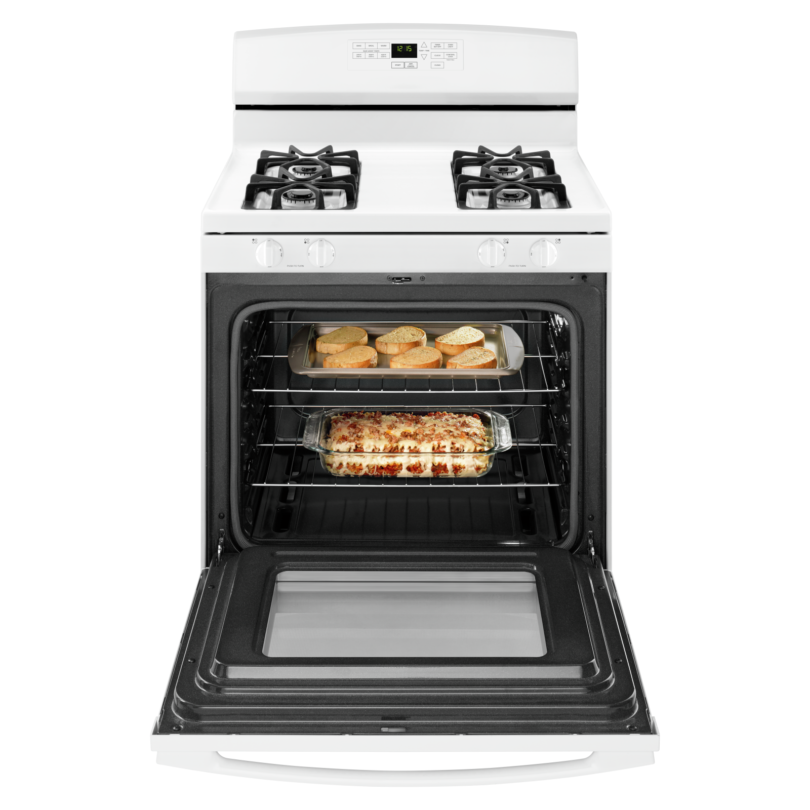 Amana - 5 cu. ft Gas Range in White - AGR6603SFW