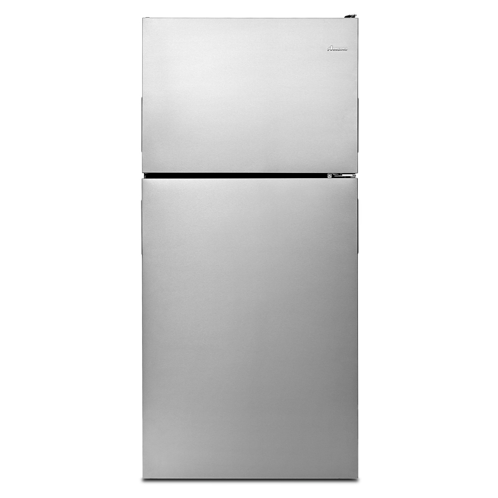 Amana - 29.75 Inch 18 cu. ft Top Mount Refrigerator in Stainless - ART318FFDS