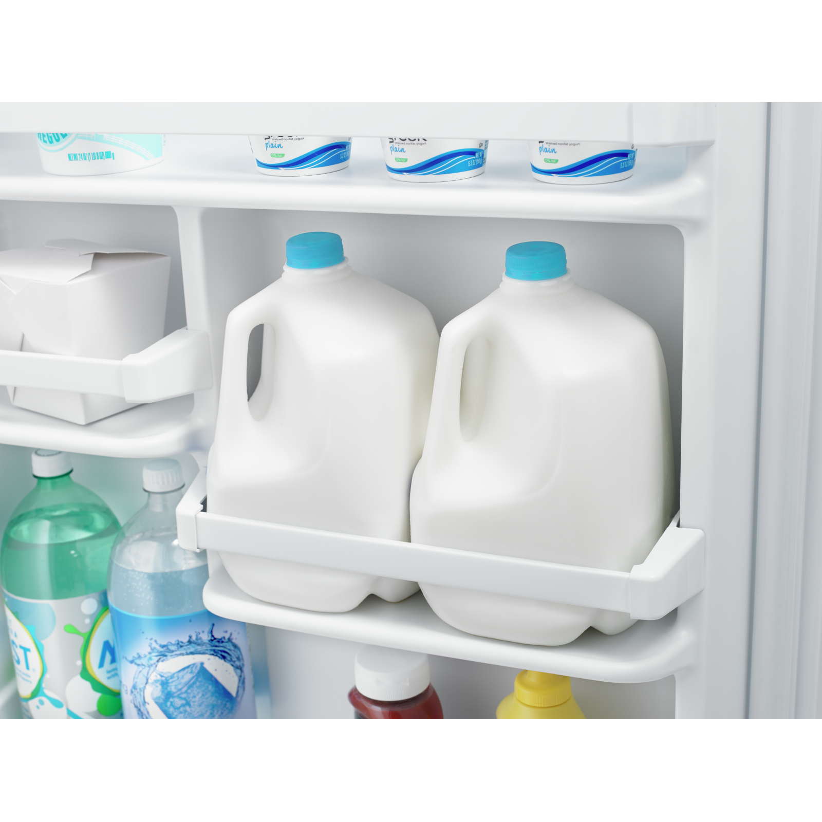 Amana - 29.75 Inch 18 cu. ft Top Mount Refrigerator in Stainless - ART318FFDS