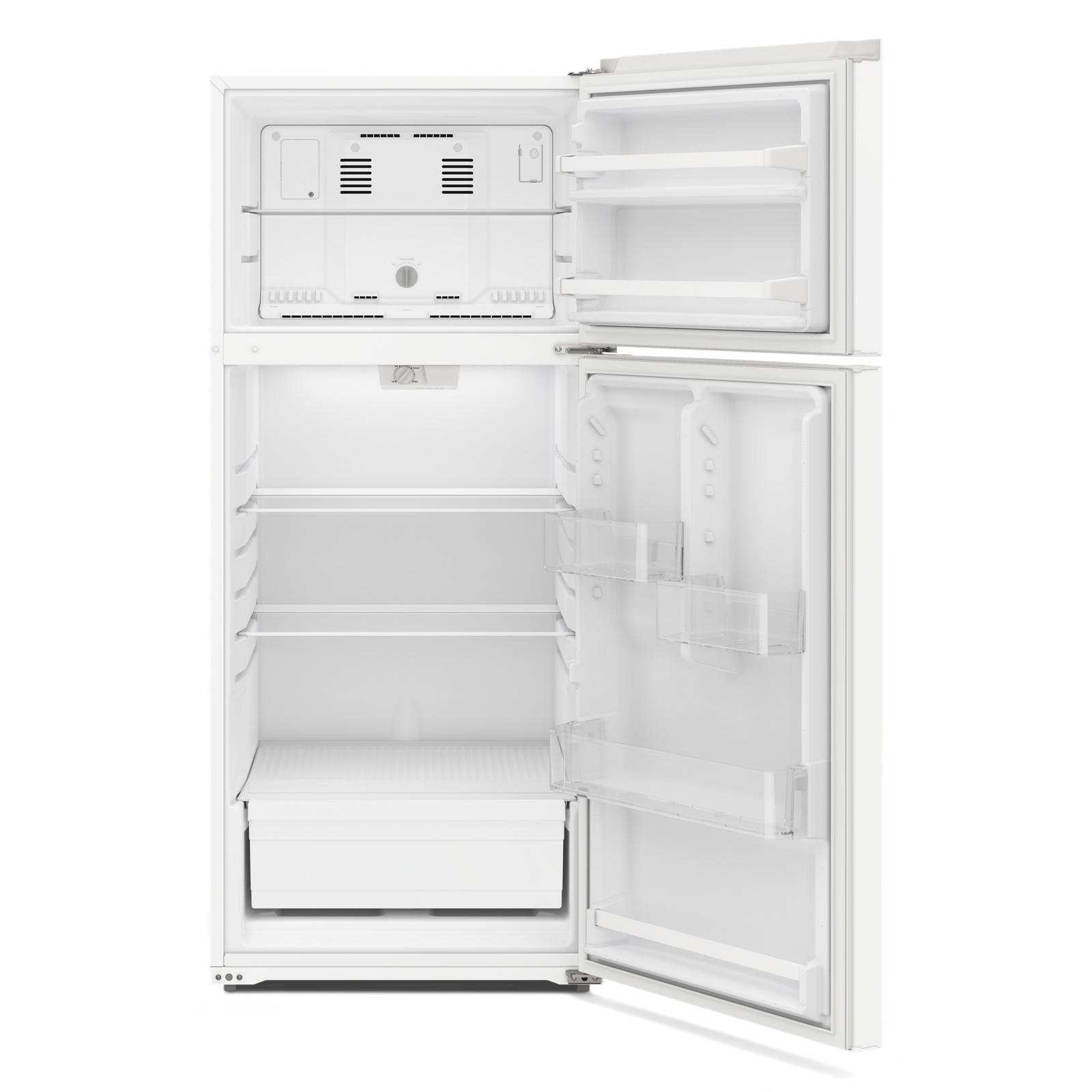 Amana - 28.13 Inch 16.4 cu. ft Top Mount Refrigerator in White - ARTX3028PW