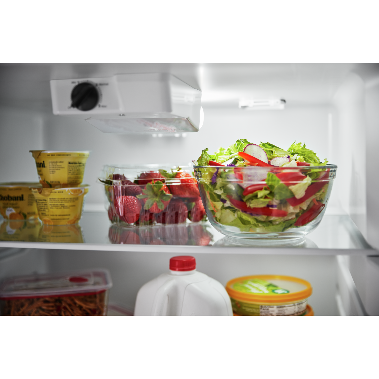 Amana - 28.13 Inch 16.4 cu. ft Top Mount Refrigerator in White - ARTX3028PW