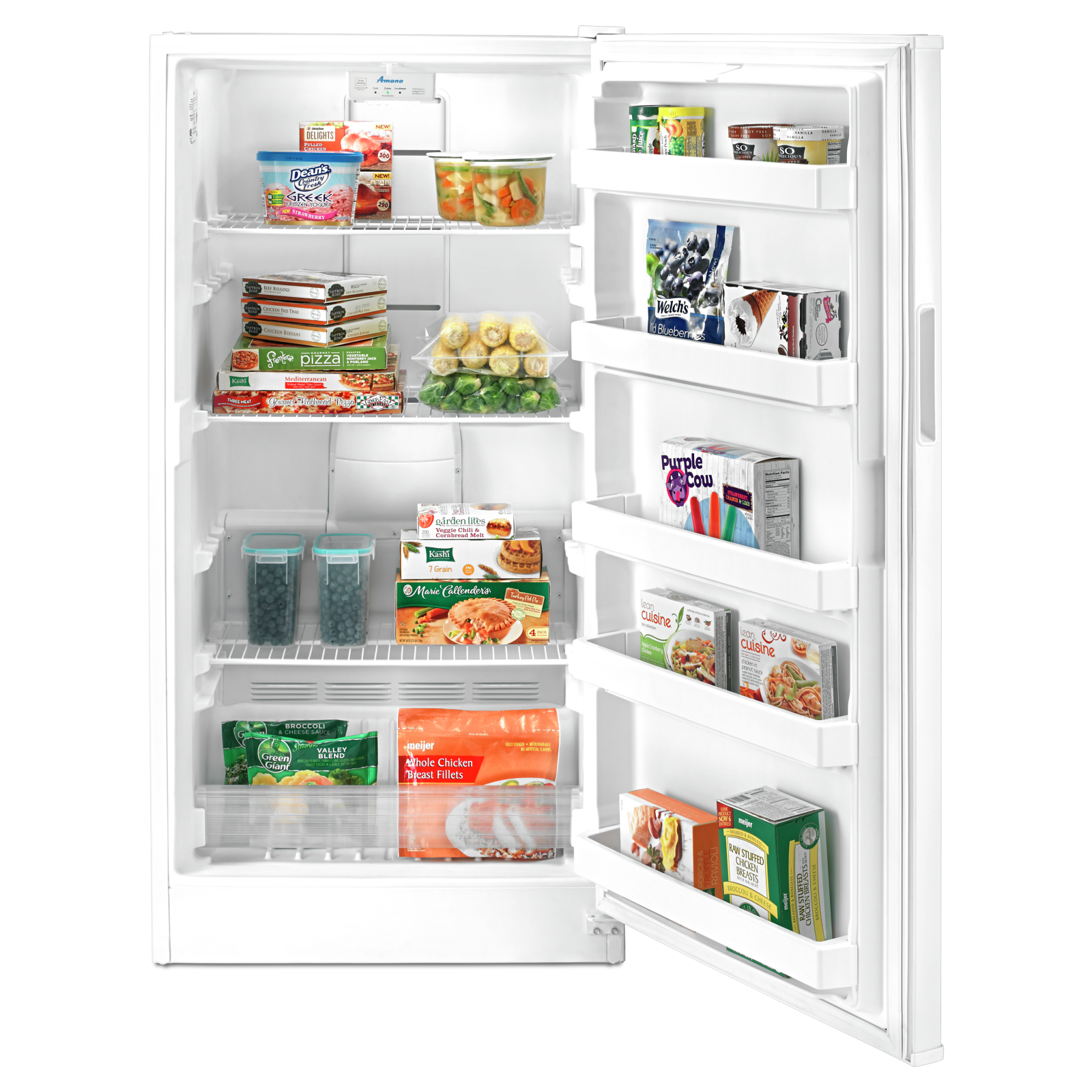 Amana - 15.68 cu. Ft Upright Freezer in White - AZF33X16DW