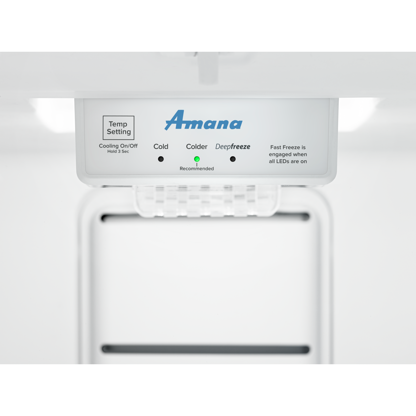 Amana - 17.7 cu. Ft Upright Freezer in White - AZF33X18DW