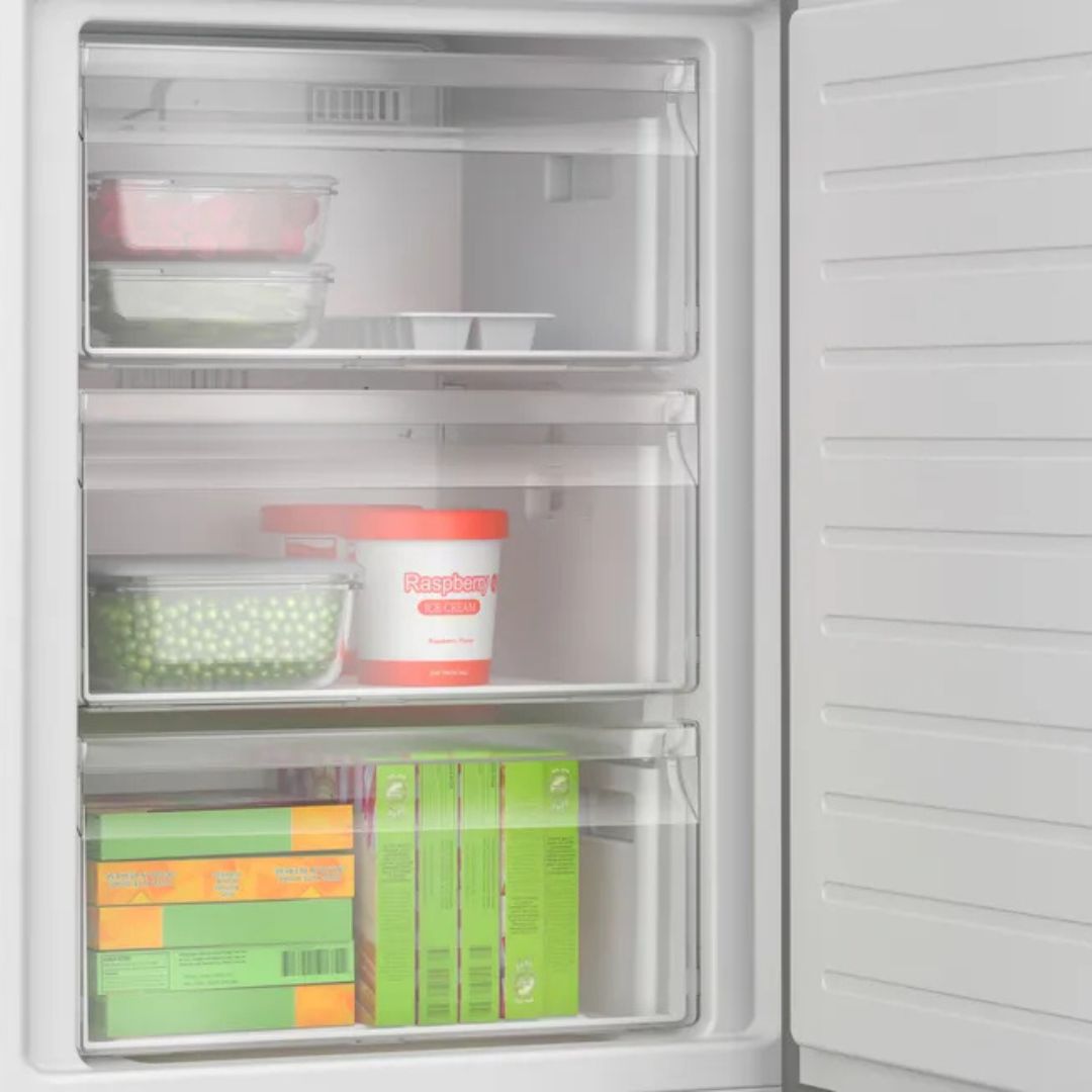 Bosch - 23.625 Inch 12.8 cu. ft Bottom Mount Refrigerator in Stainless - B24CB50ESS