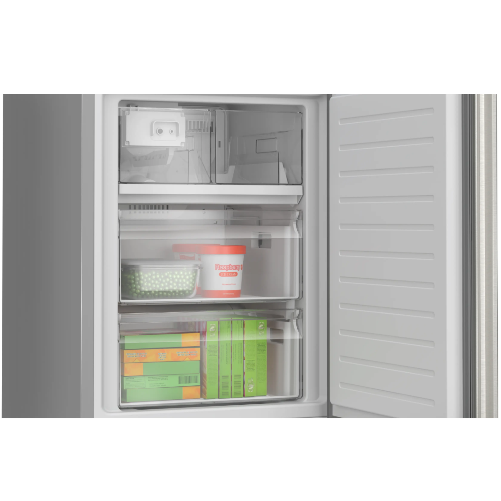 Bosch - 23.625 Inch 12.8 cu. ft Bottom Mount Refrigerator in Stainless - B24CB80ESS