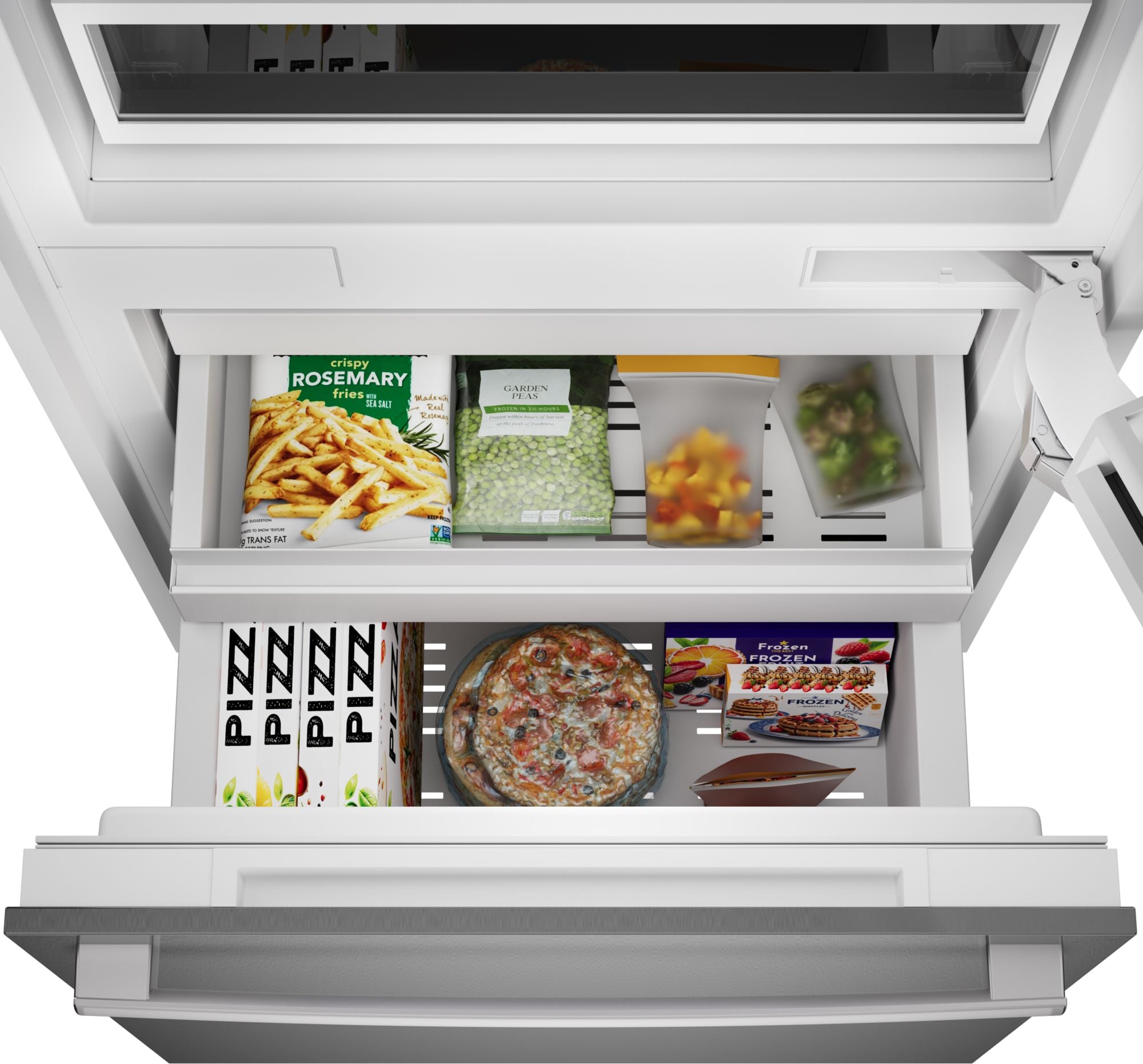 Bosch - 29.75 Inch 16.5 cu. ft Bottom Mount Refrigerator in Stainless - B30BB130SS