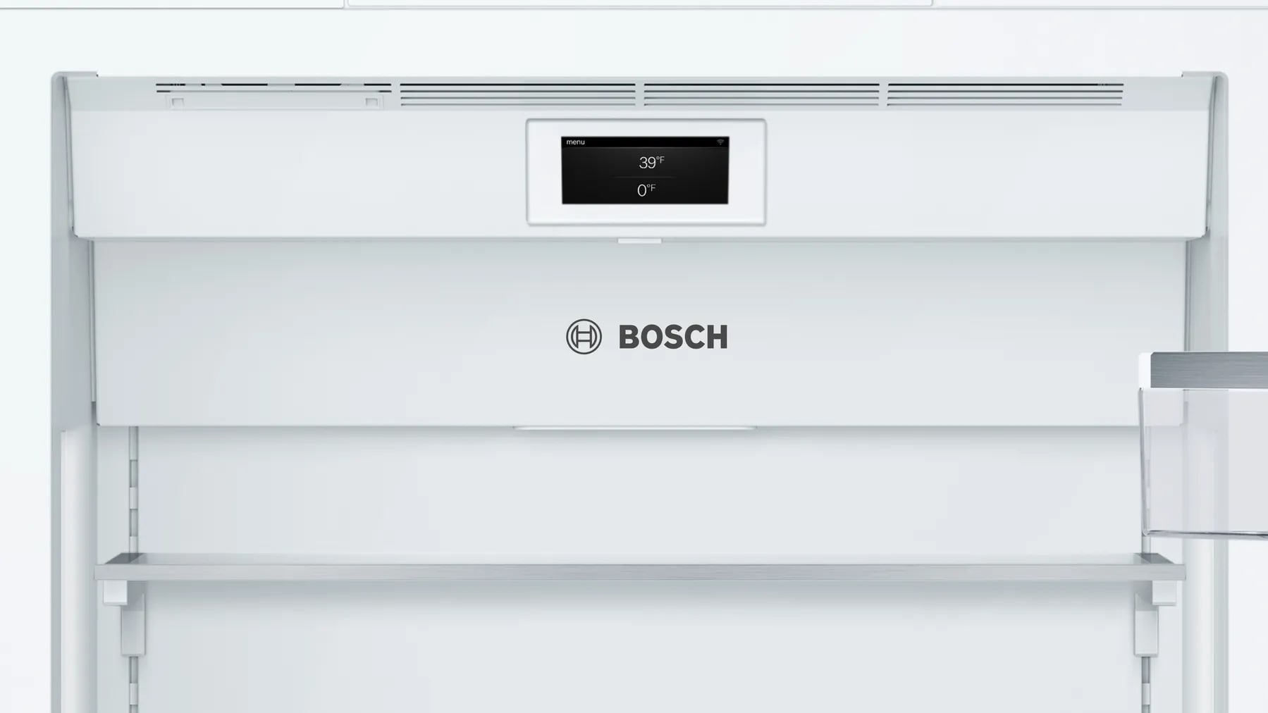 Bosch - 29.75 Inch 16 cu. ft Built In / Integrated Bottom Mount Refrigerator in Stainless - B30BB935SS