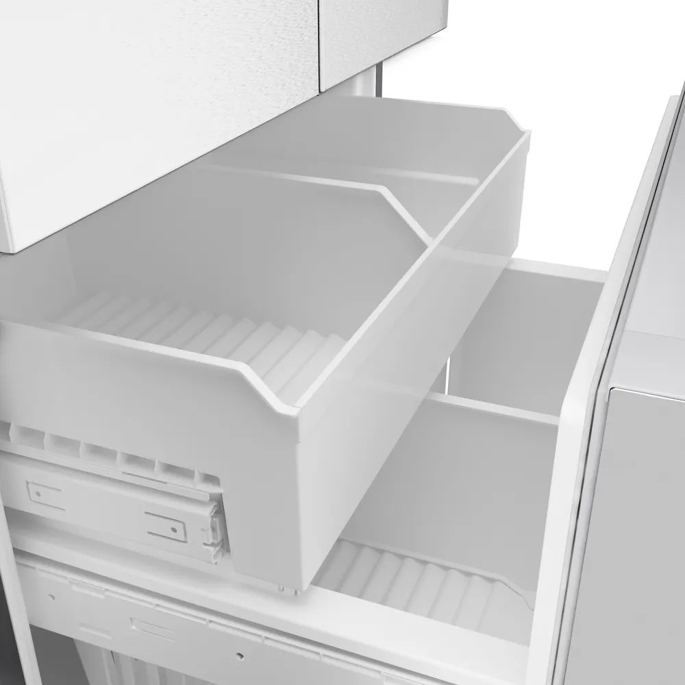 Bosch - 36 Inch 21.6 cu. ft French Door Bottom Mount Refrigerator in Stainless - B36CD10ENS