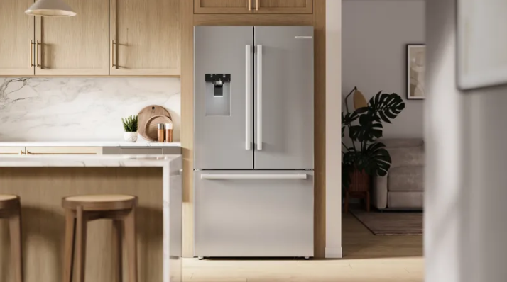 Bosch - 36 Inch 21.6 cu. ft French Door Refrigerator in Stainless - B36CD52SNS