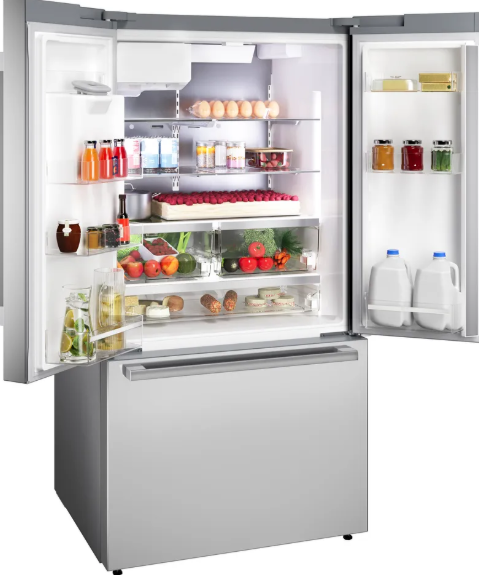 Bosch - 36 Inch 26 cu. ft French Door Refrigerator in Stainless - B36FD52SNS