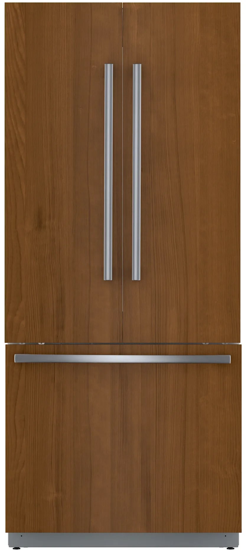 Bosch - 35.75 Inch 19.4 cu. ft Built In / Integrated French Door Refrigerator in Panel Ready - B36IT905NP