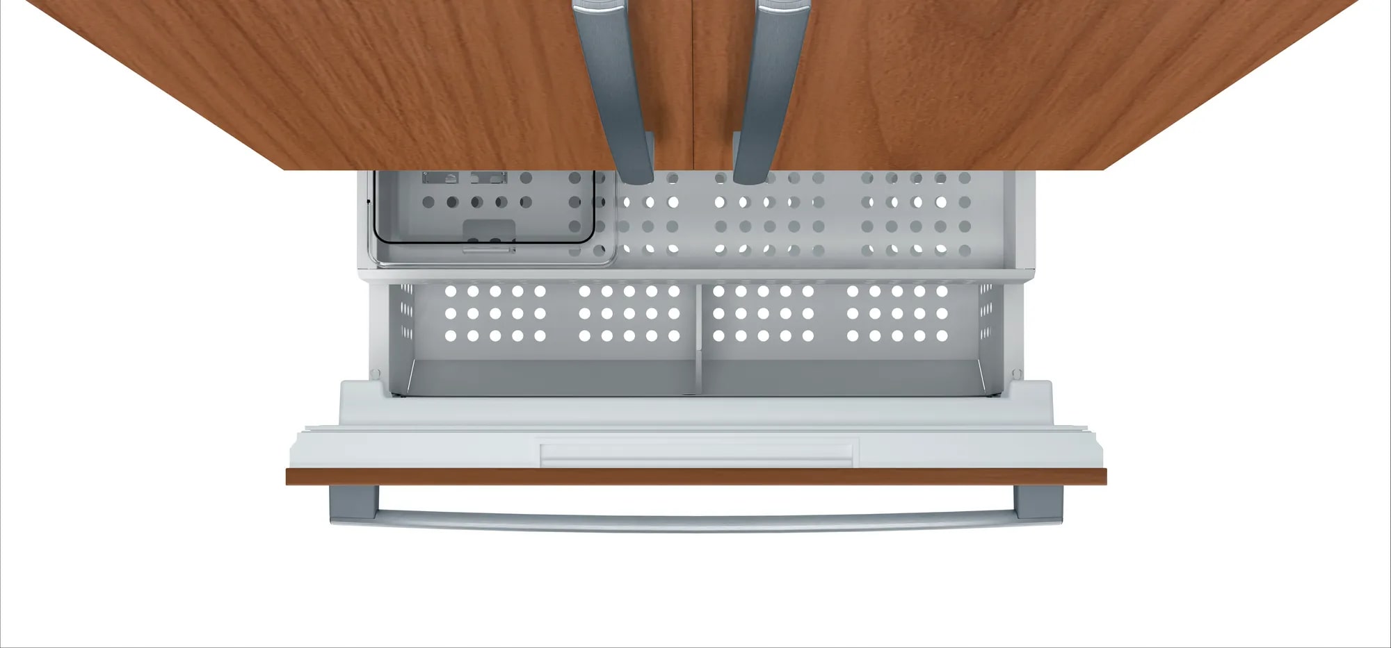 Bosch - 35.75 Inch 19.4 cu. ft French Door Refrigerator in Panel Ready (Open Box) - B36IT905NP