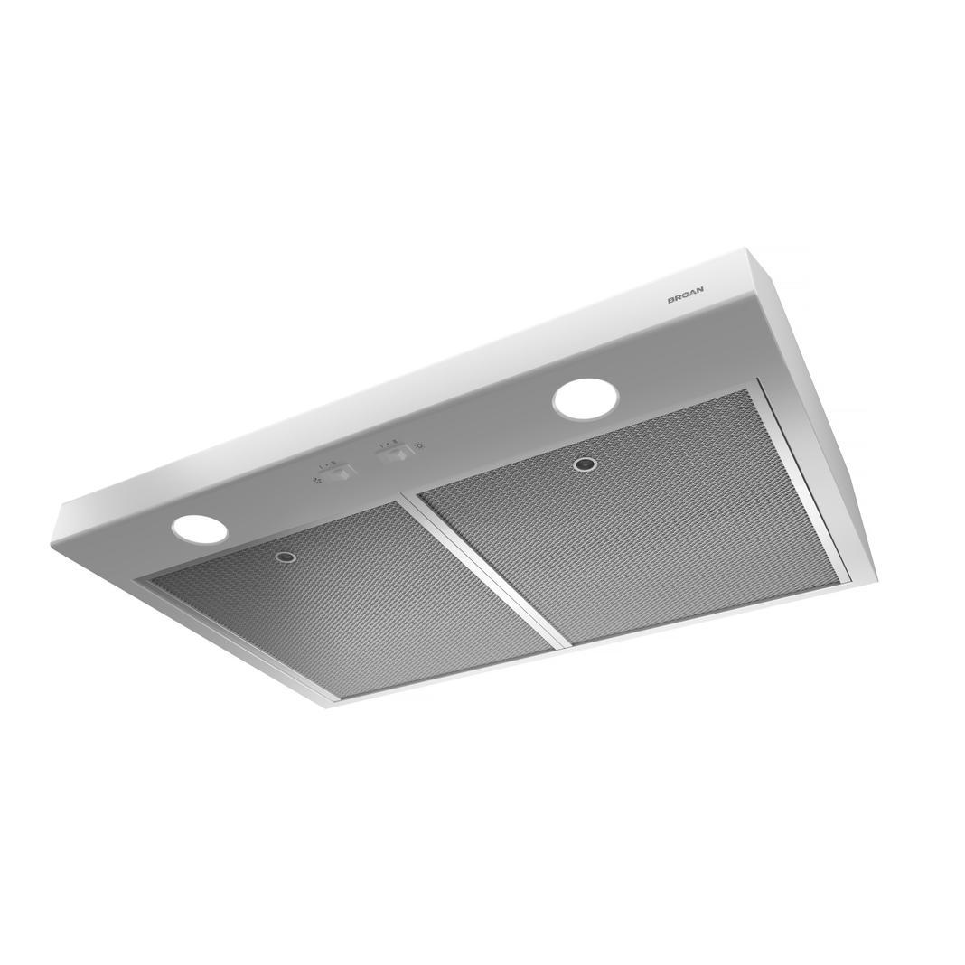Broan - 24 Inch 300 CFM Under Cabinet Range Vent in White - BCS324WWC