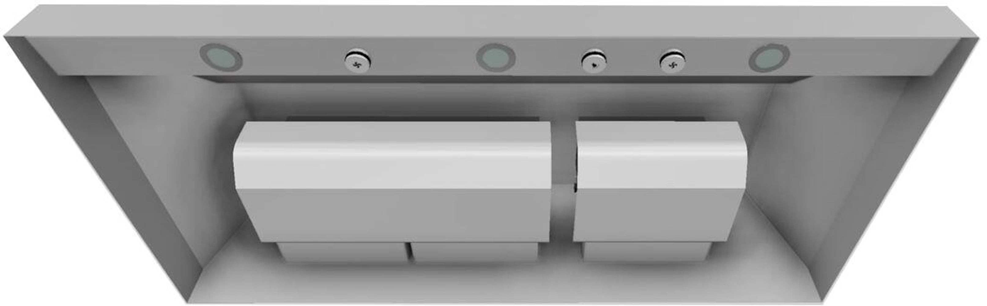 Ventahood - 46.4 Inch 900 CFM Blower Vent in Stainless - BH346PSLDSS