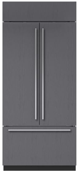 Sub-Zero - 36 Inch 21 cu. ft French Door Refrigerator in Panel Ready - BI-36UFDID/O