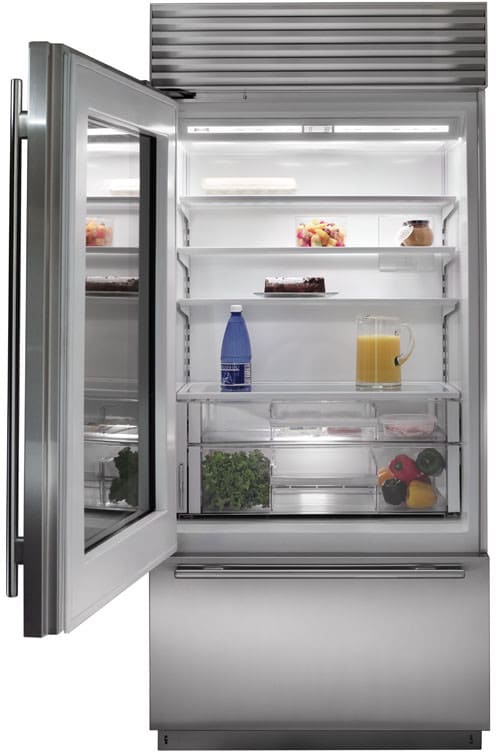 Sub-Zero - 36 Inch 21.6 cu. ft Bottom Mount Refrigerator in Panel Ready - BI-36UG/OLH