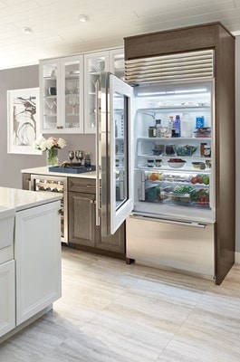 Sub-Zero - 36 Inch 21.6 cu. ft Bottom Mount Refrigerator in Panel Ready - BI-36UG/OLH