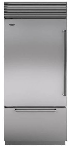 Sub-Zero - 36 Inch 20.7 cu. ft Bottom Mount Refrigerator in Stainless - BI-36UID/S/THLH