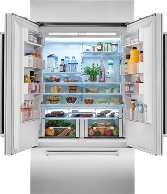 Sub-Zero - 42 Inch 24.2 cu. ft French Door Refrigerator in Panel Ready - BI-42UFD/O