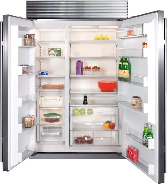 Sub-Zero - 48 Inch 28.8 cu. ft Side by Side Refrigerator in Stainless - BI-48SID/S/TH