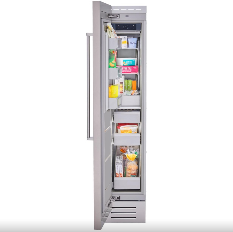 BlueStar Cooking - 8.22 cu. Ft Upright Freezer in Stainless - BIF18L0