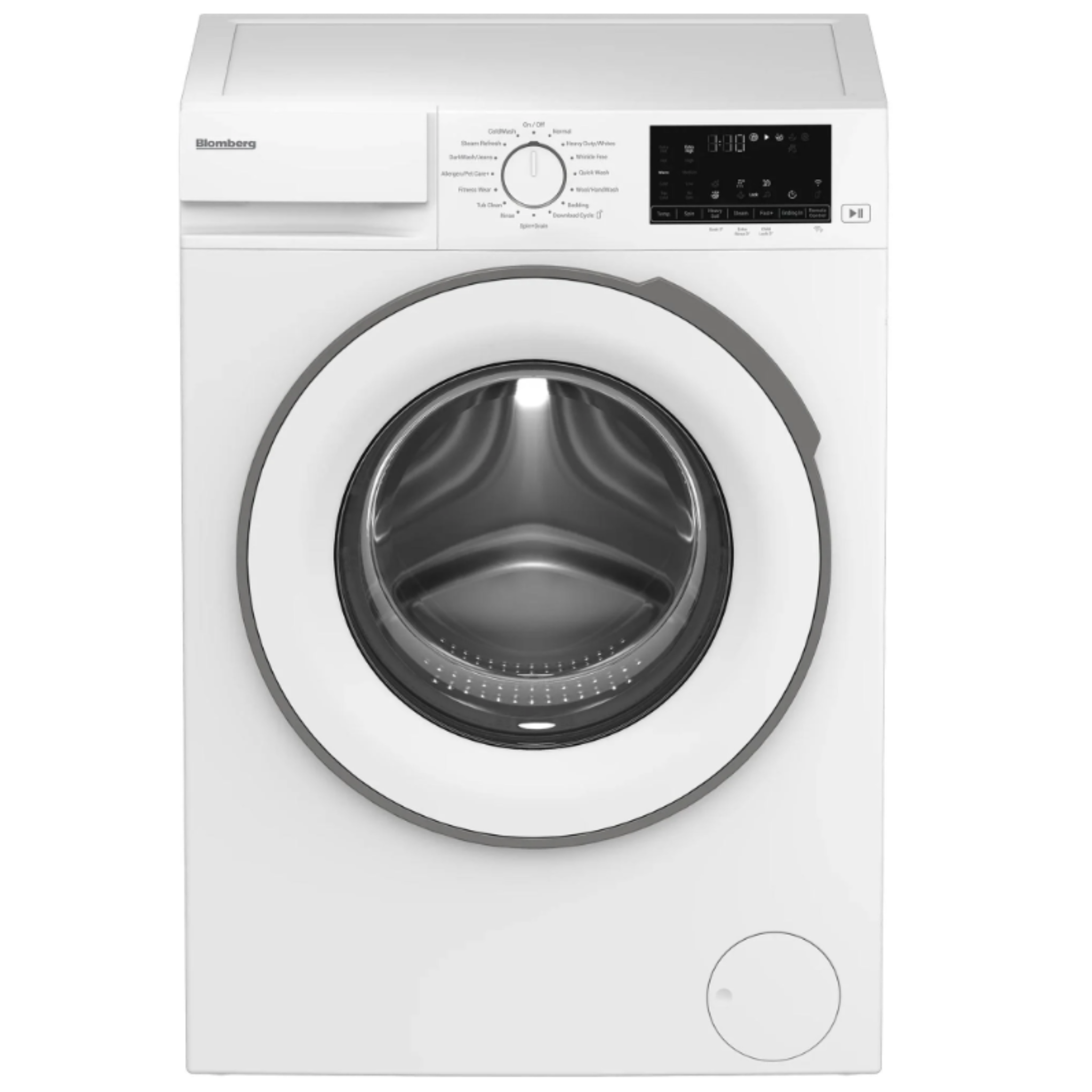 Blomberg - 2.3 cu. Ft Front Load Washer in White - BLWM242300SWG