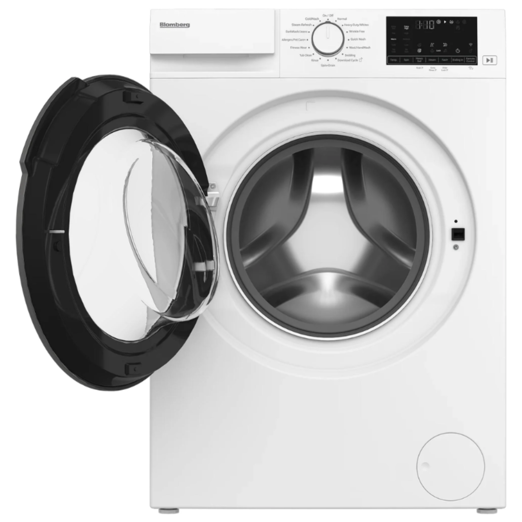 Blomberg - 2.3 cu. Ft Front Load Washer in White - BLWM242300SWG