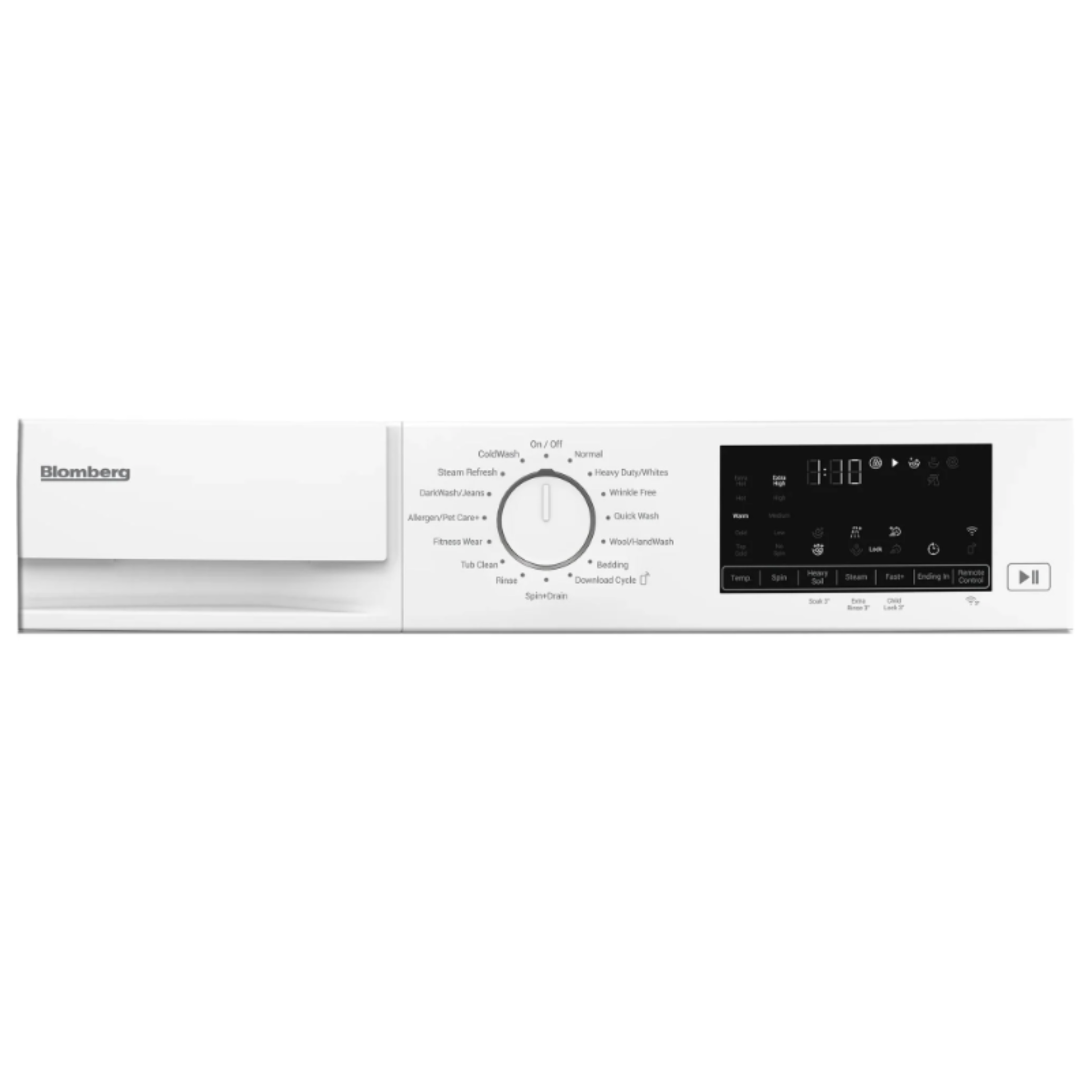 Blomberg - 2.3 cu. Ft Front Load Washer in White - BLWM242300SWG