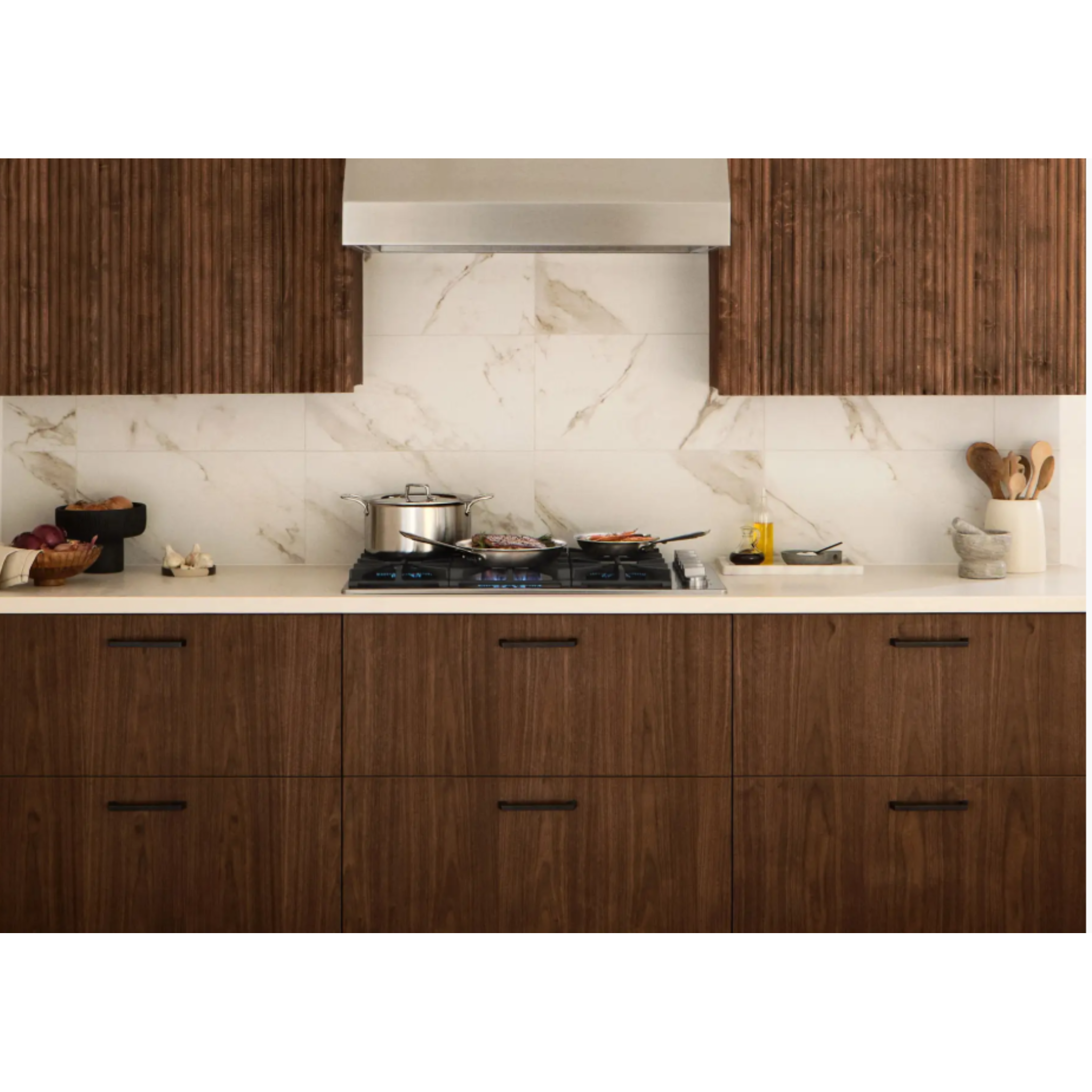 BlueStar - 36 Inch Gas Cooktop in Stainless - BSDCTX8366B