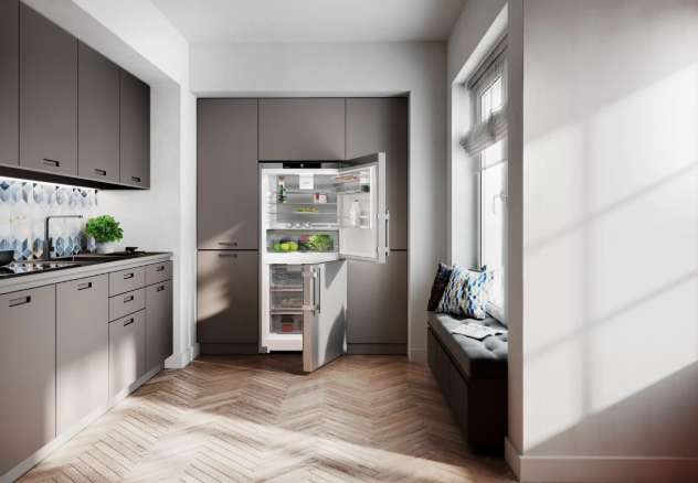 Liebherr - 30 Inch 12.8 cu. ft Bottom Mount Refrigerator in Stainless - C7540IM