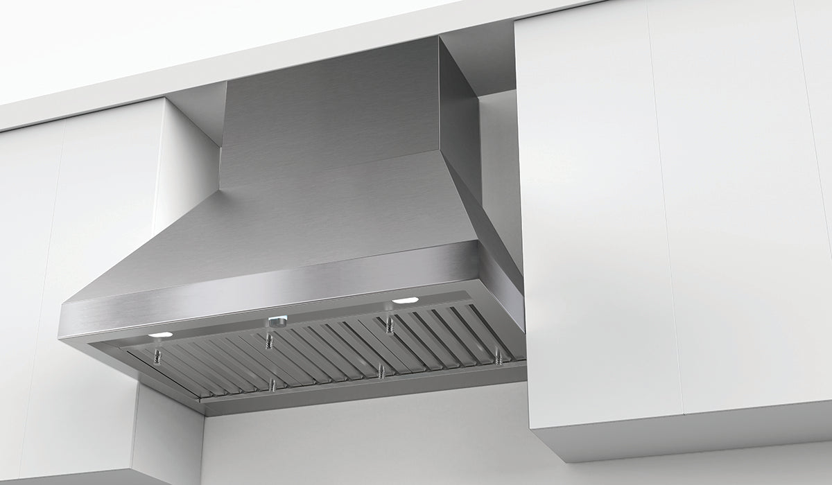Faber - 36 Inch 600 CFM Wall Mount and Chimney Range Vent in Stainless - CAPR36SS600