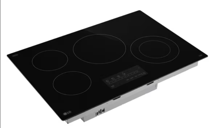 LG - 30 Inch Electric Cooktop in Black - CBEW3013BE
