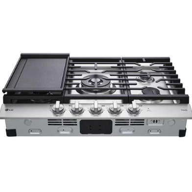 LG - 30 Inch Gas Cooktop in Stainless - CBEW3027S
