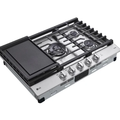 LG - 30 Inch Gas Cooktop in Stainless - CBEW3027S