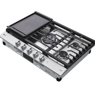 LG - 30 Inch Gas Cooktop in Stainless - CBEW3027S
