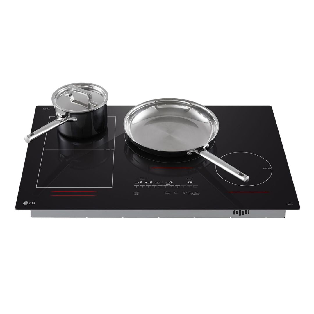 LG - 30.7 Inch Induction Cooktop in Black - CBIH3017BE