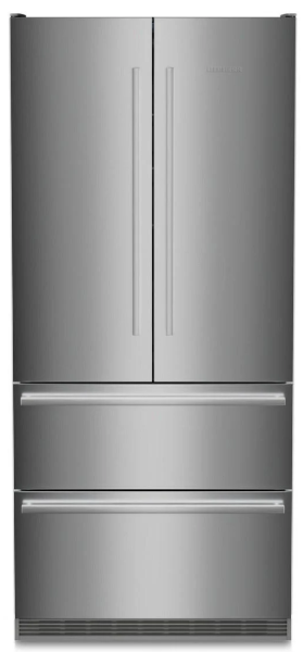 Liebherr - 36 Inch 18.9 cu. ft French Door Refrigerator in Stainless - CBS2092G